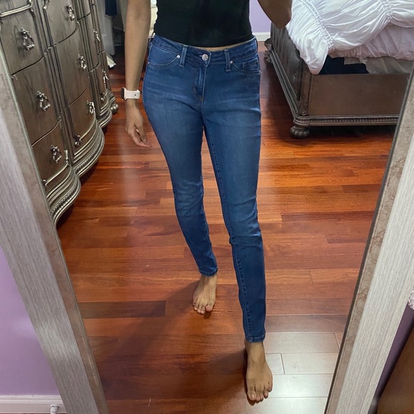 Jessica Simpson Super Skinny Jeans Dark Wash 26 - Picture 4 of 9